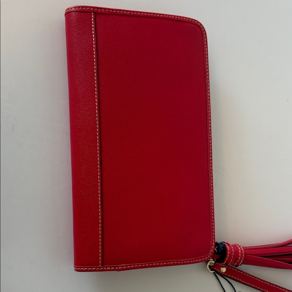 Dooney & Bourke Red Wristlet with Tassel, NWT - Picture 4 of 8